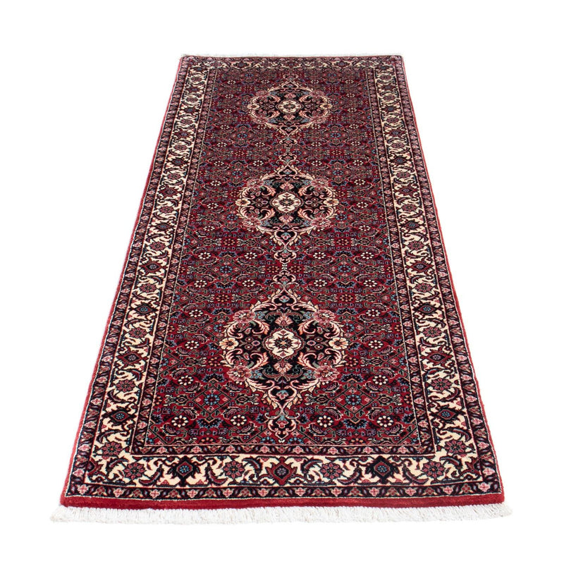 Loper Perzisch tapijt - Bijar - 200 x 73 cm - rood