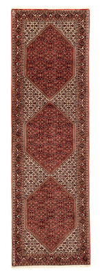 Loper Perzisch tapijt - Bijar - 281 x 80 cm - veelkleurig