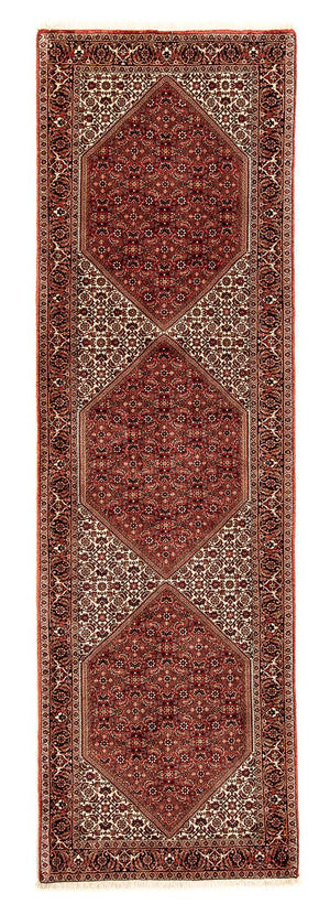 Loper Perzisch tapijt - Bijar - 281 x 80 cm - veelkleurig