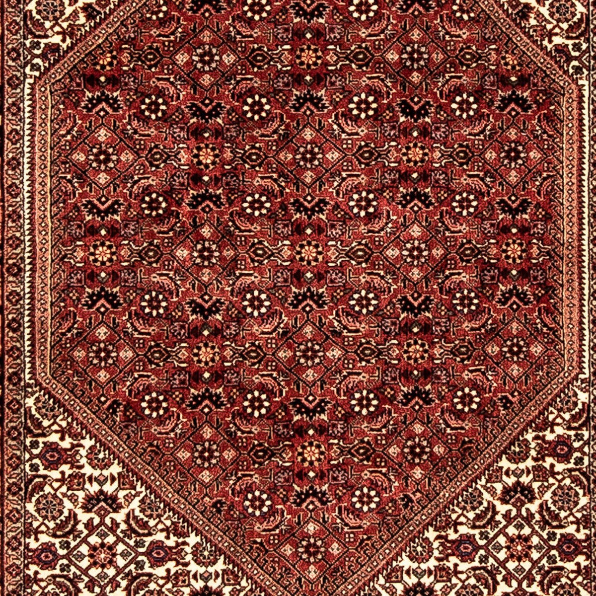 Loper Perzisch tapijt - Bijar - 281 x 80 cm - veelkleurig
