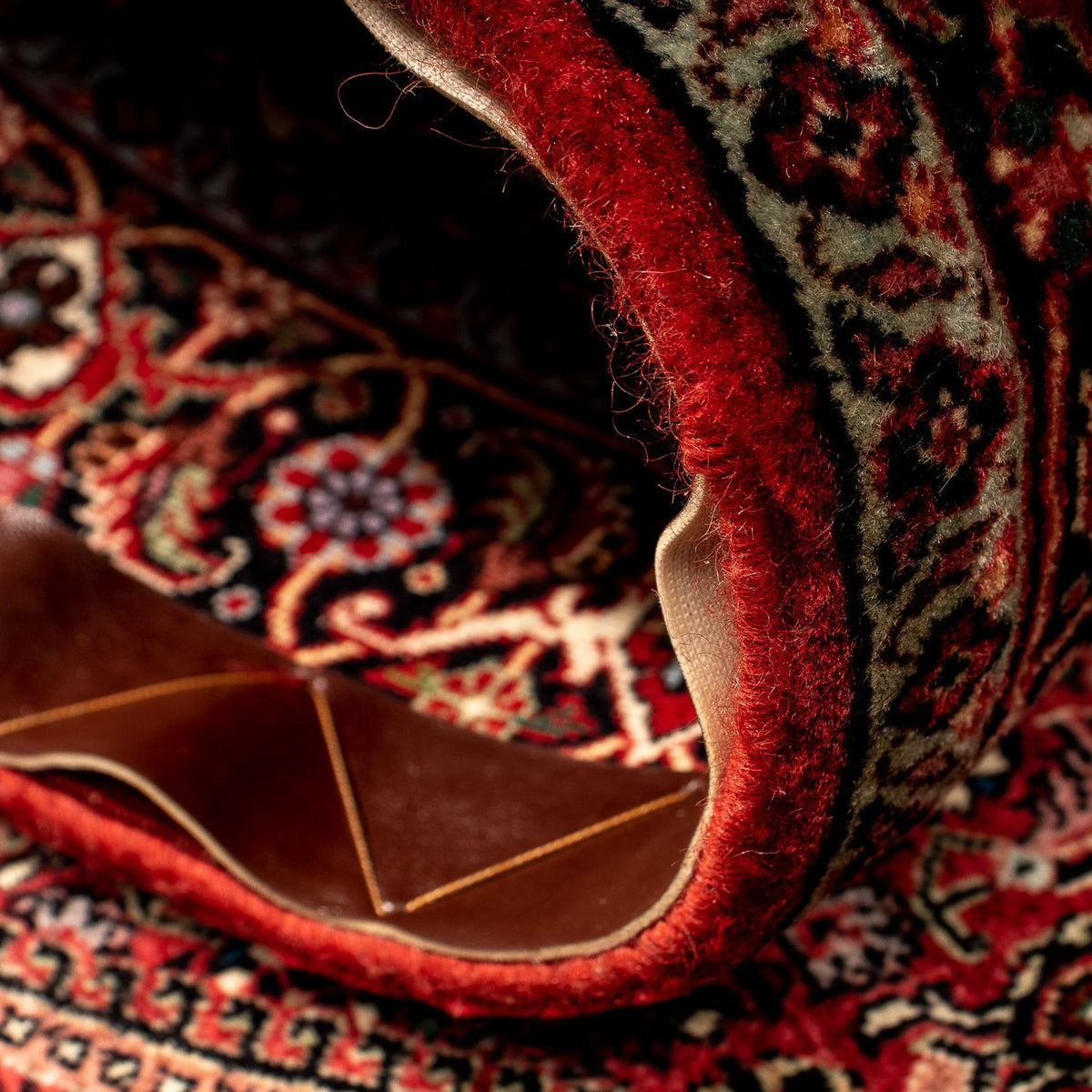 Loper Perzisch tapijt - Bijar - 281 x 80 cm - veelkleurig