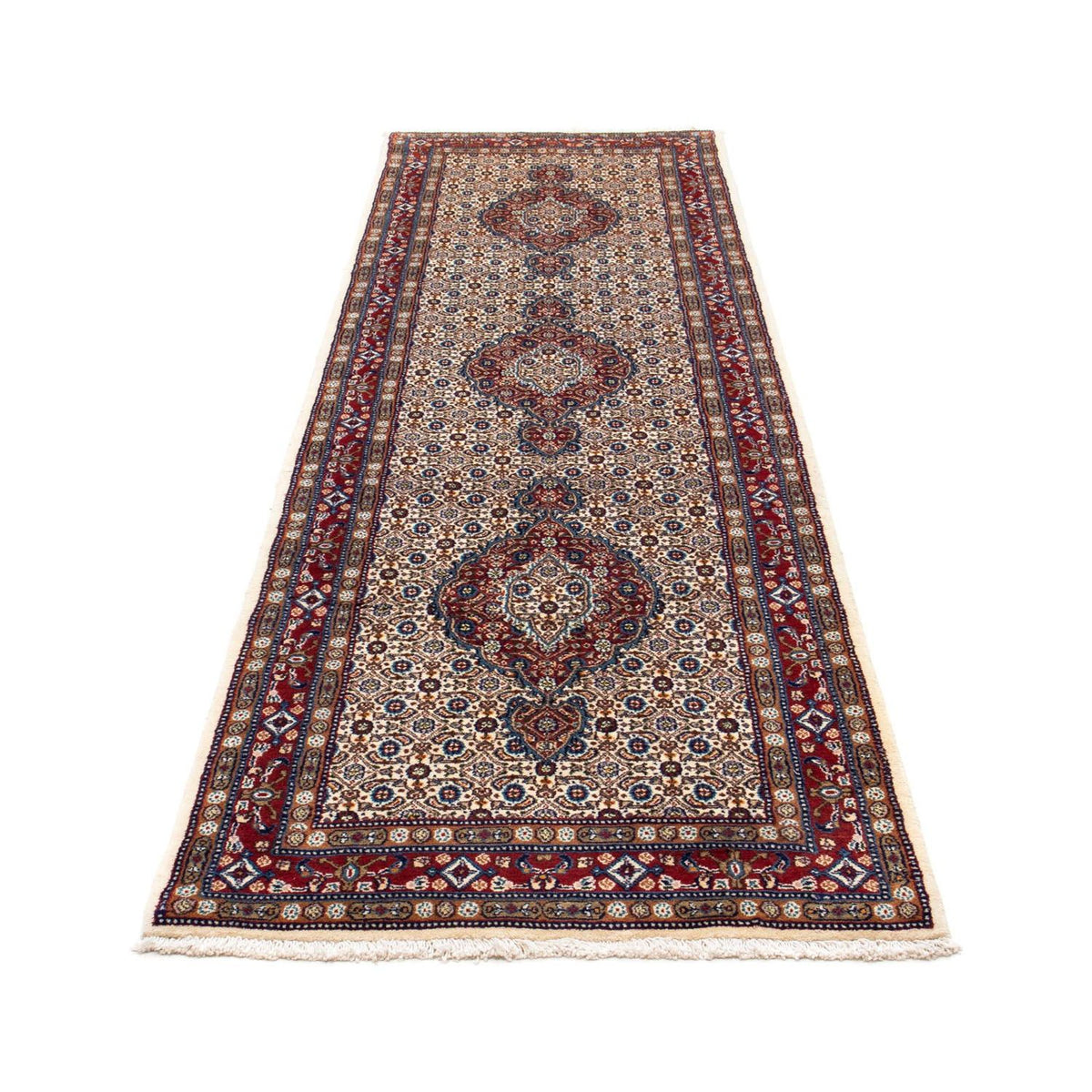 Loper Perzisch tapijt - Klassiek - 293 x 81 cm - beige