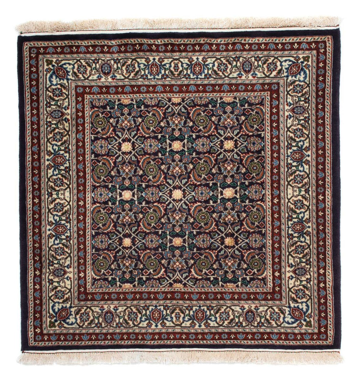 Perzisch tapijt - Klassiek vierkant  - 104 x 101 cm - donkerblauw