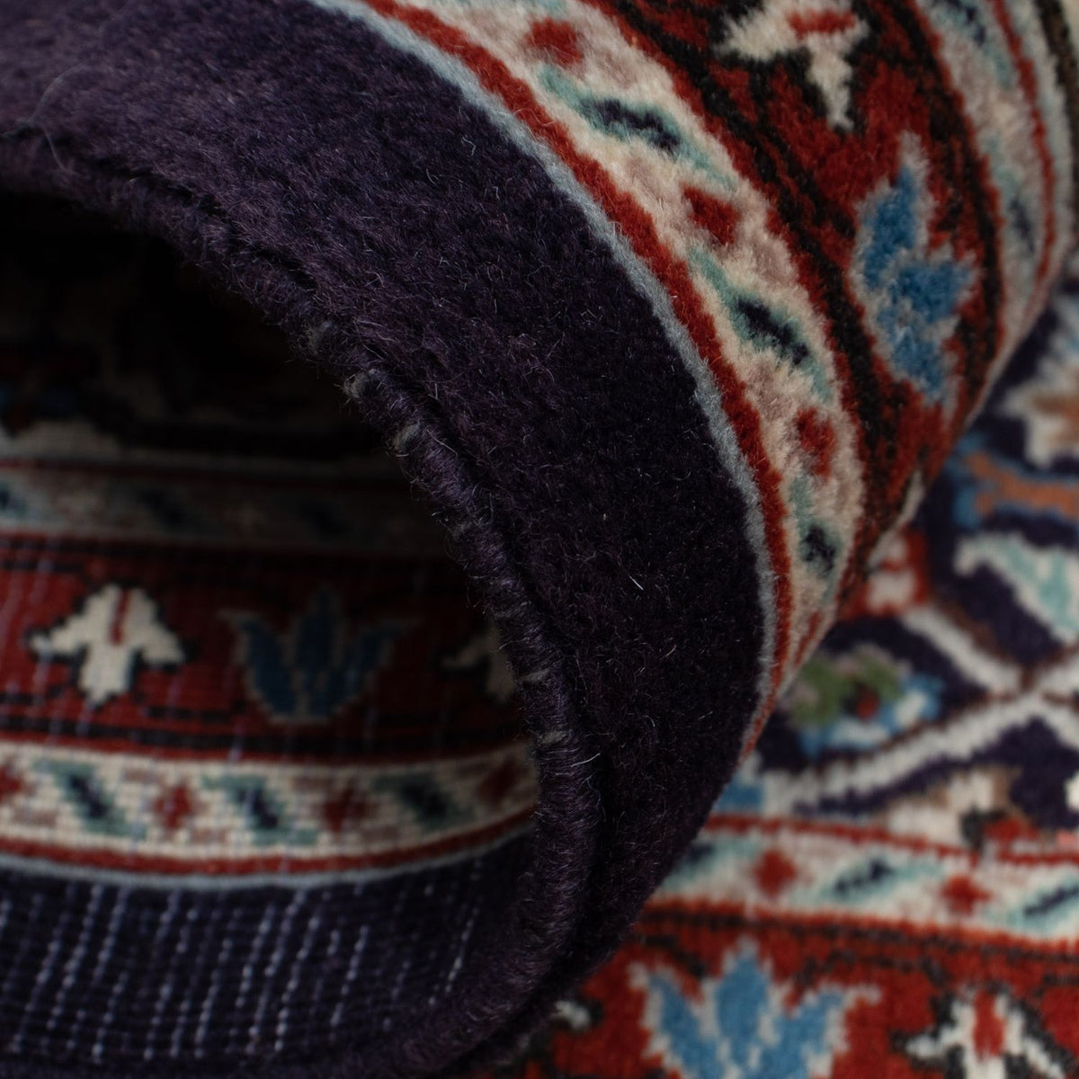 Perzisch tapijt - Klassiek vierkant  - 104 x 101 cm - donkerblauw