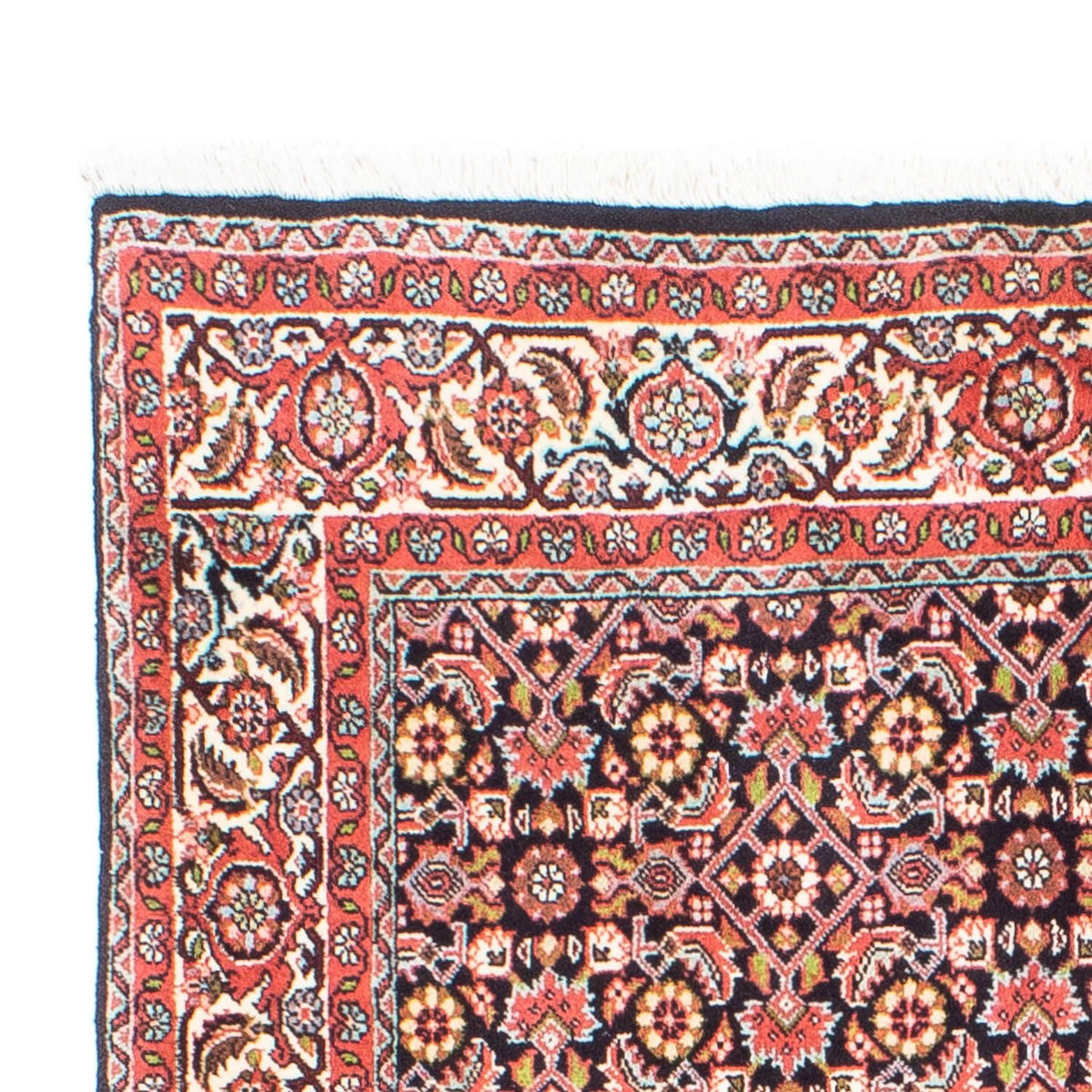 Perzisch tapijt - Bijar - 158 x 110 cm - donkerblauw