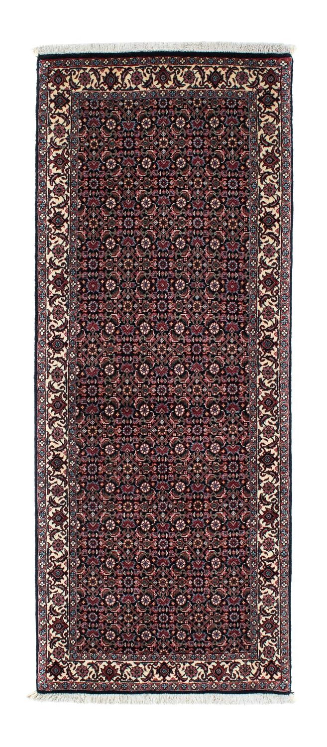 Loper Perzisch tapijt - Bijar - 194 x 72 cm - donkerblauw