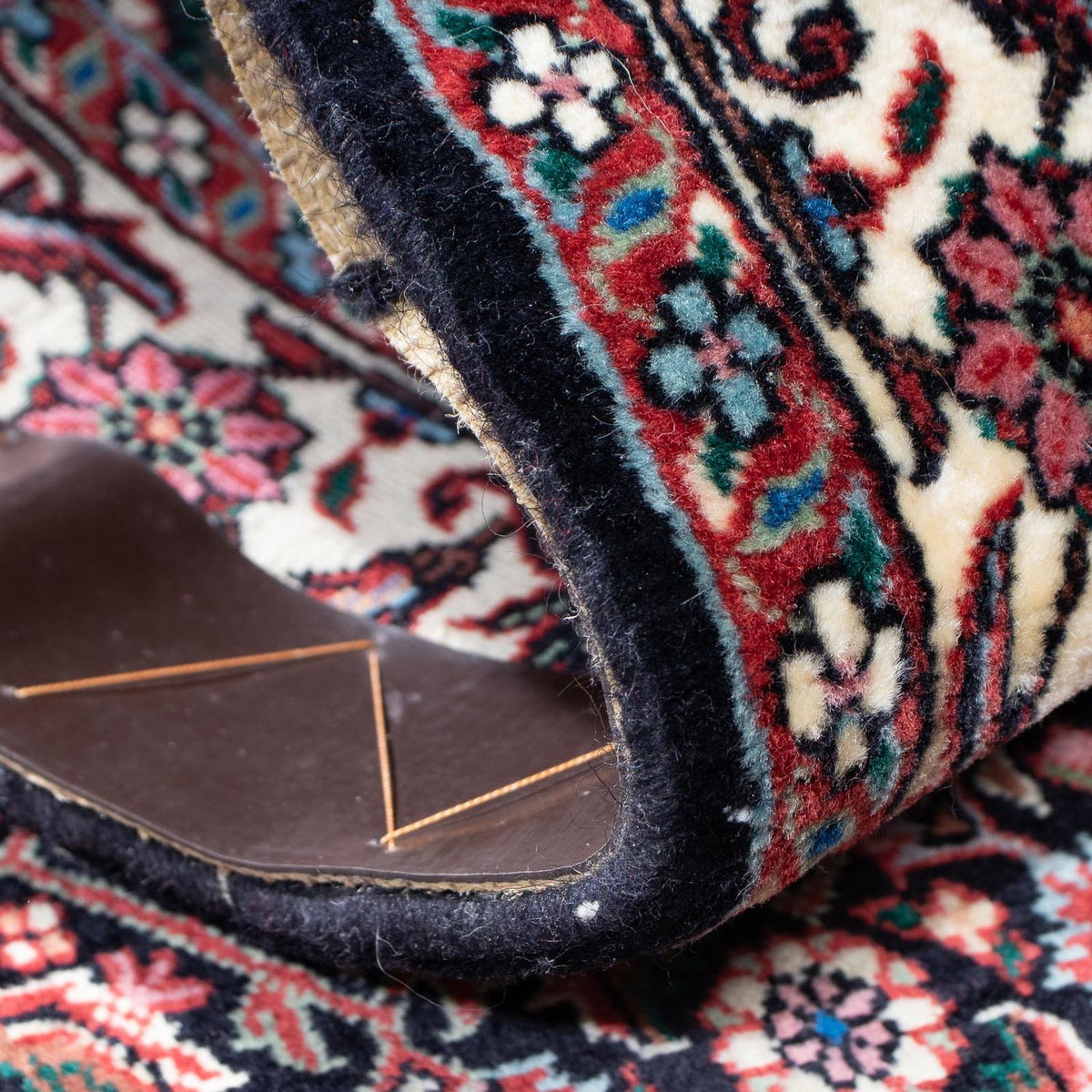 Loper Perzisch tapijt - Bijar - 194 x 72 cm - donkerblauw