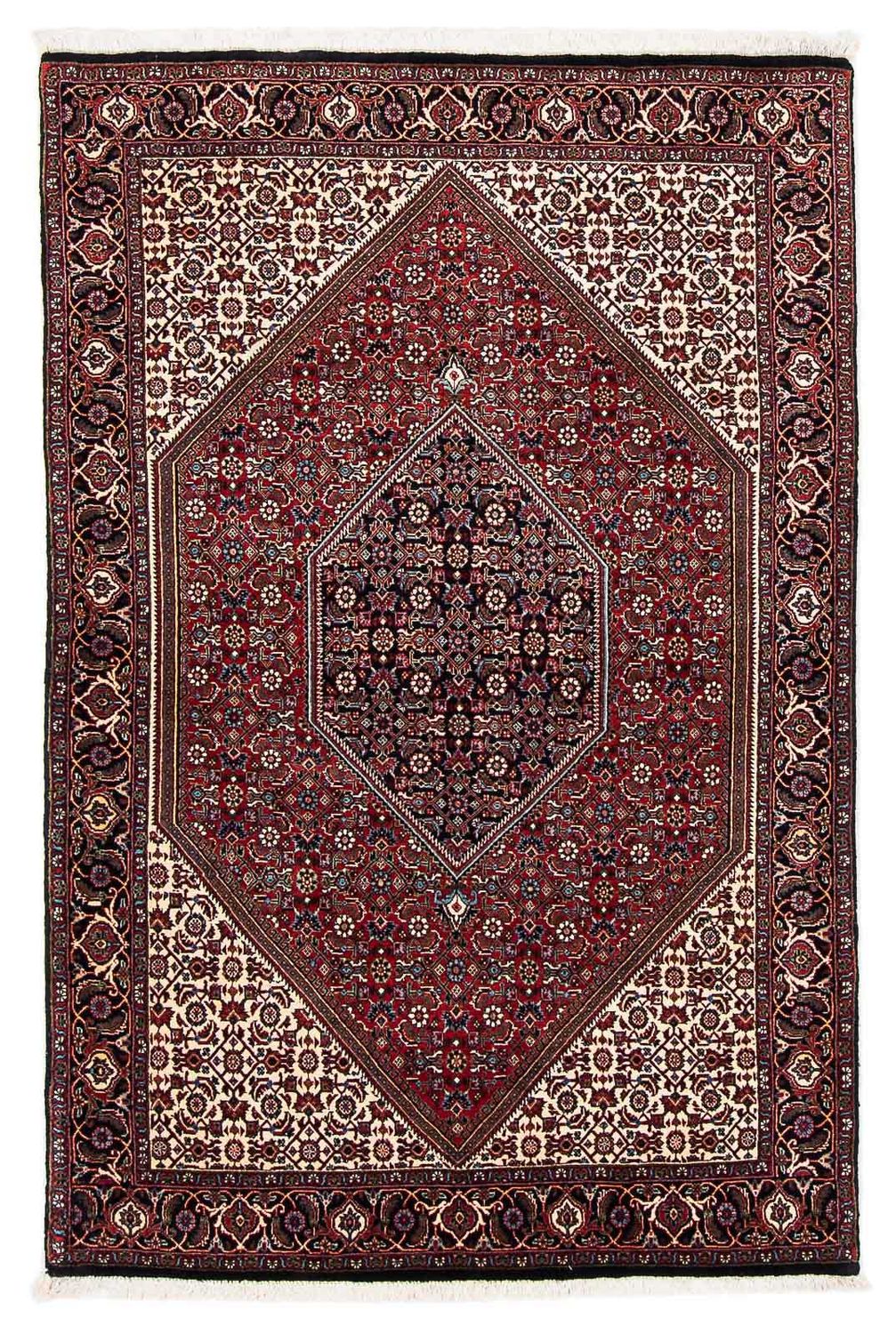 Perzisch tapijt - Bijar - 177 x 112 cm - donkerrood