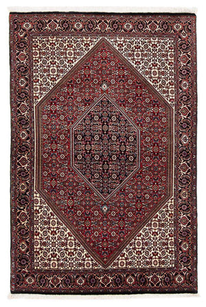 Perzisch tapijt - Bijar - 177 x 112 cm - donkerrood