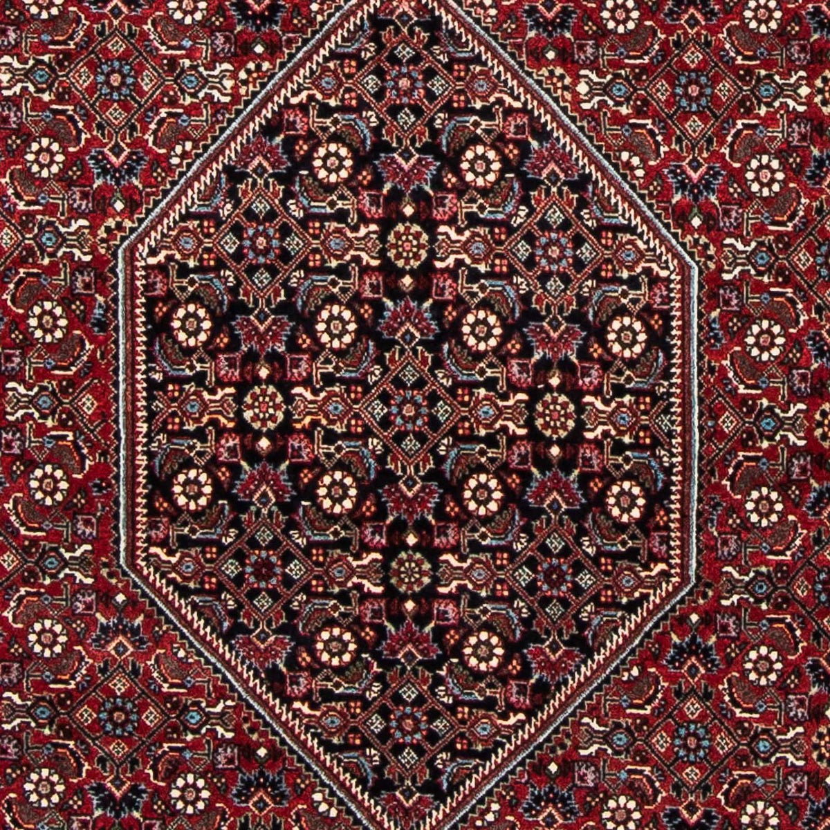 Perzisch tapijt - Bijar - 177 x 112 cm - donkerrood