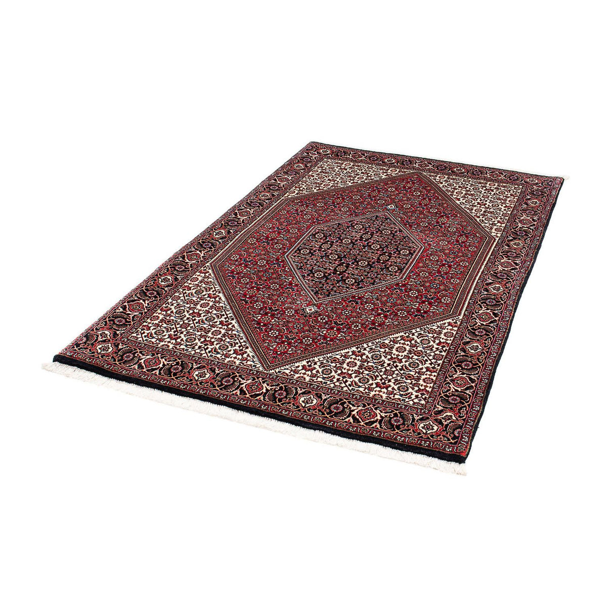 Perzisch tapijt - Bijar - 177 x 112 cm - donkerrood