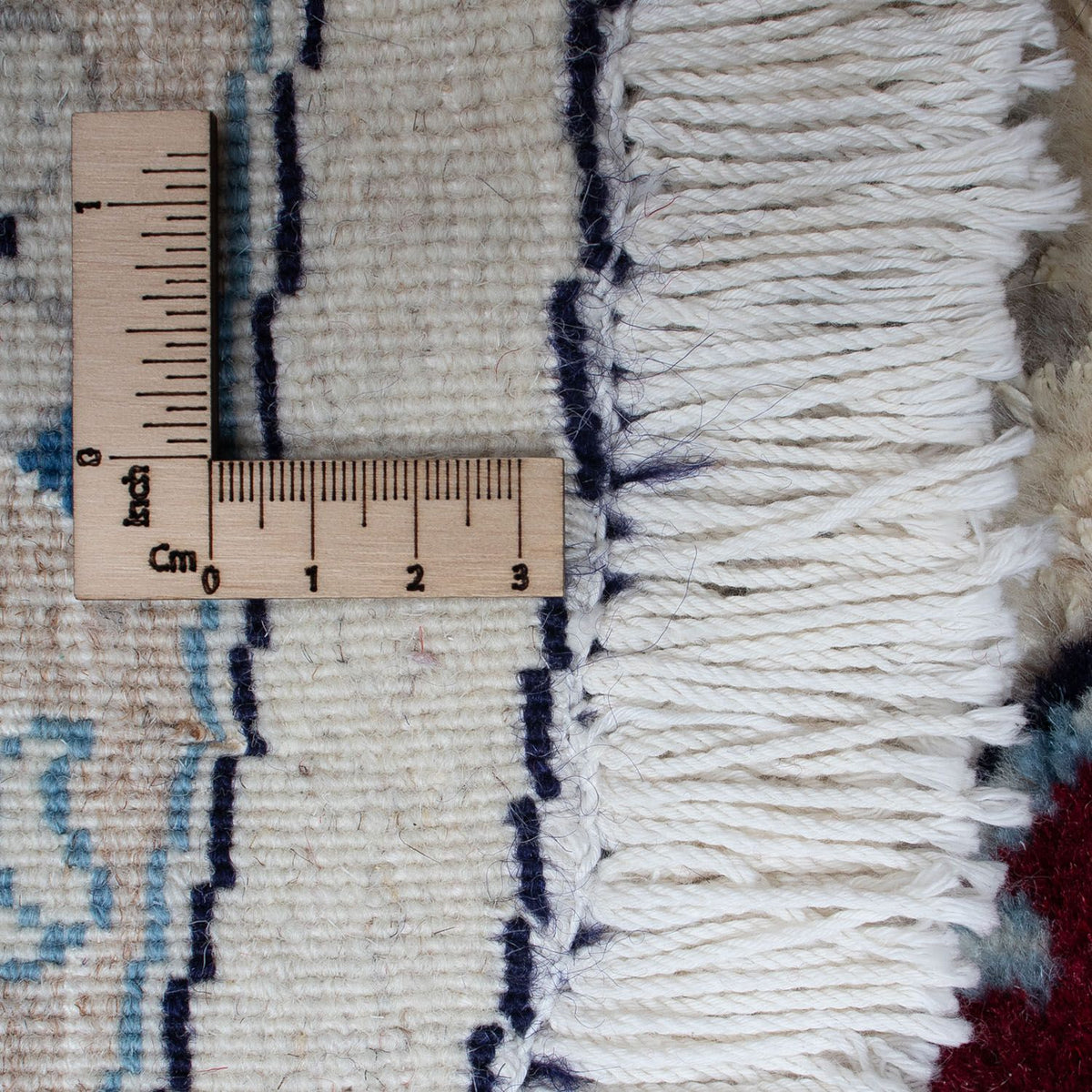 Perzisch tapijt - Nain rond  - 245 x 245 cm - donkerrood