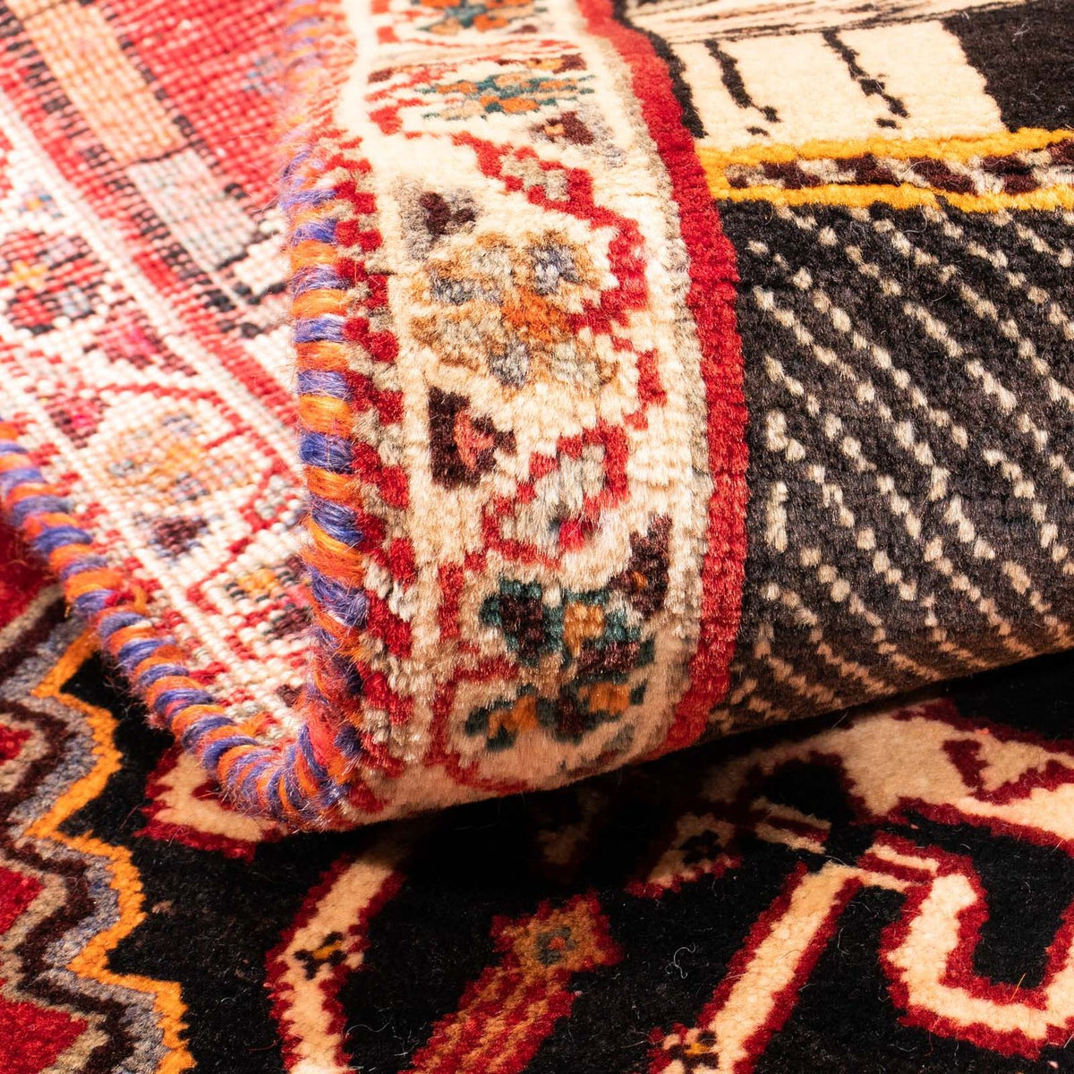 Perzisch Tapijt - Nomadisch - 148 x 81 cm - donkerrood