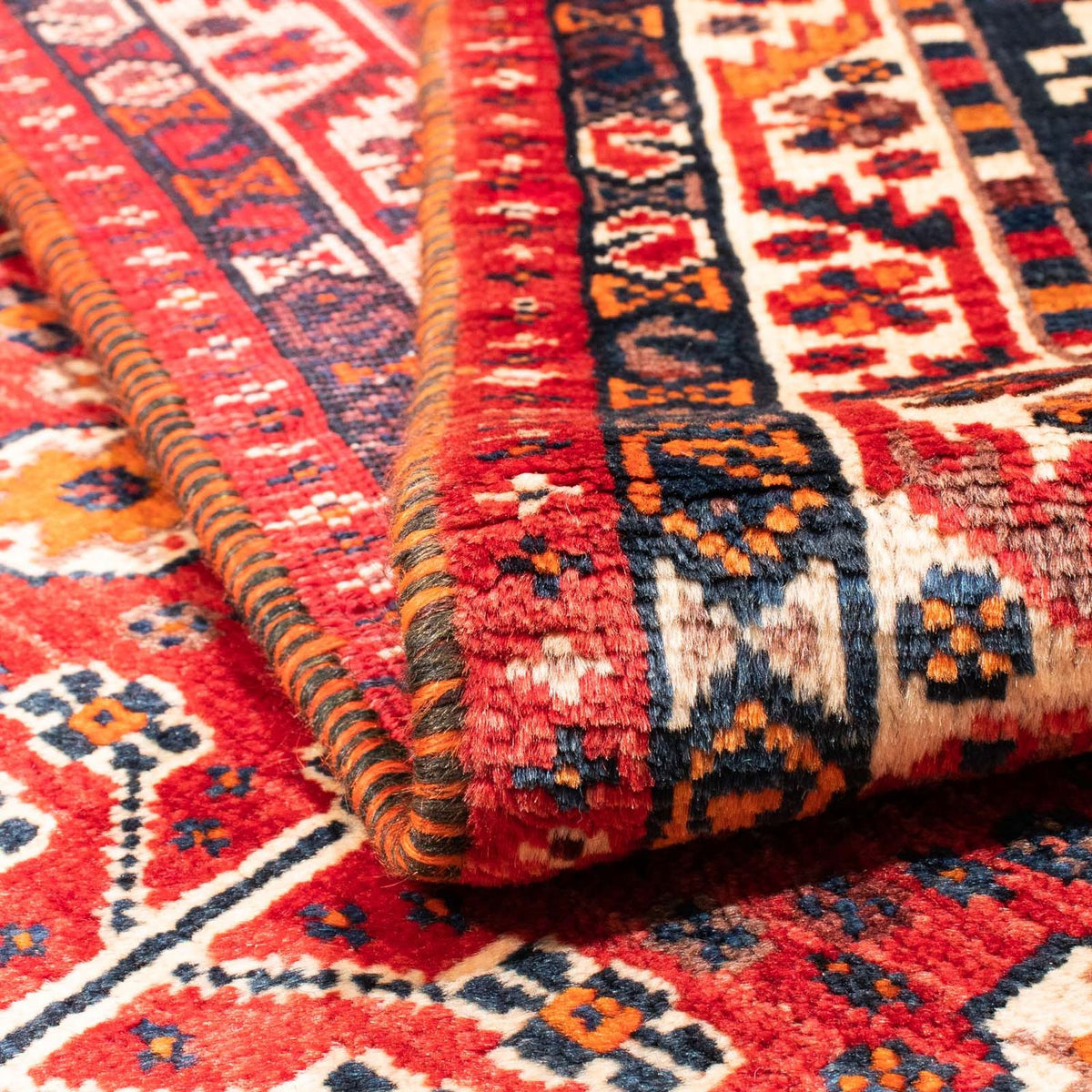 Perzisch Tapijt - Nomadisch - 161 x 110 cm - donkerrood