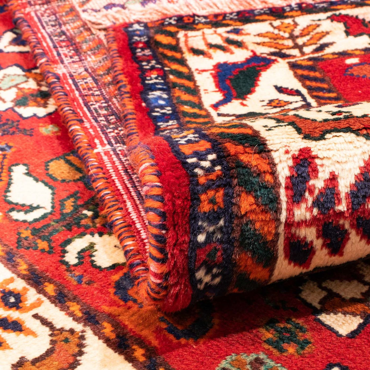 Perzisch Tapijt - Nomadisch - 158 x 106 cm - donkerrood