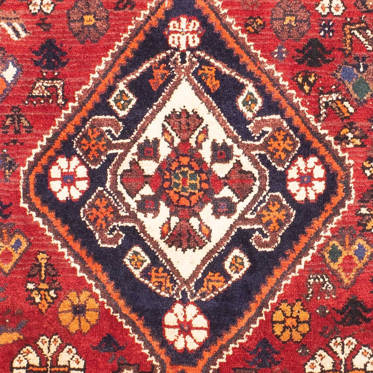 Perzisch Tapijt - Nomadisch - 152 x 100 cm - donkerrood