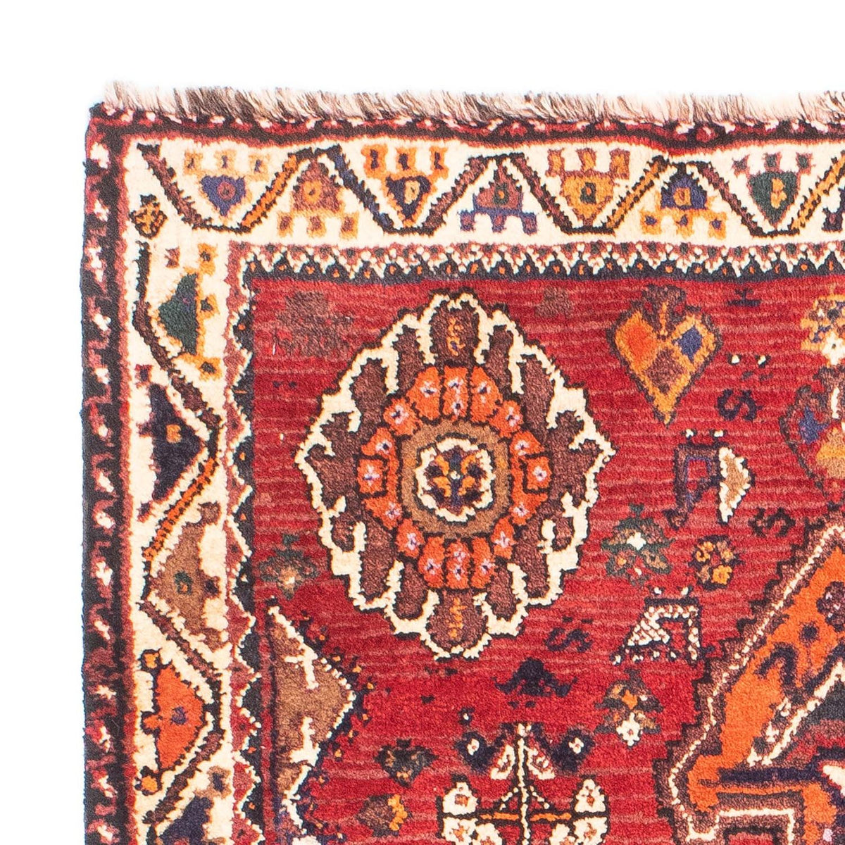 Perzisch Tapijt - Nomadisch - 152 x 100 cm - donkerrood