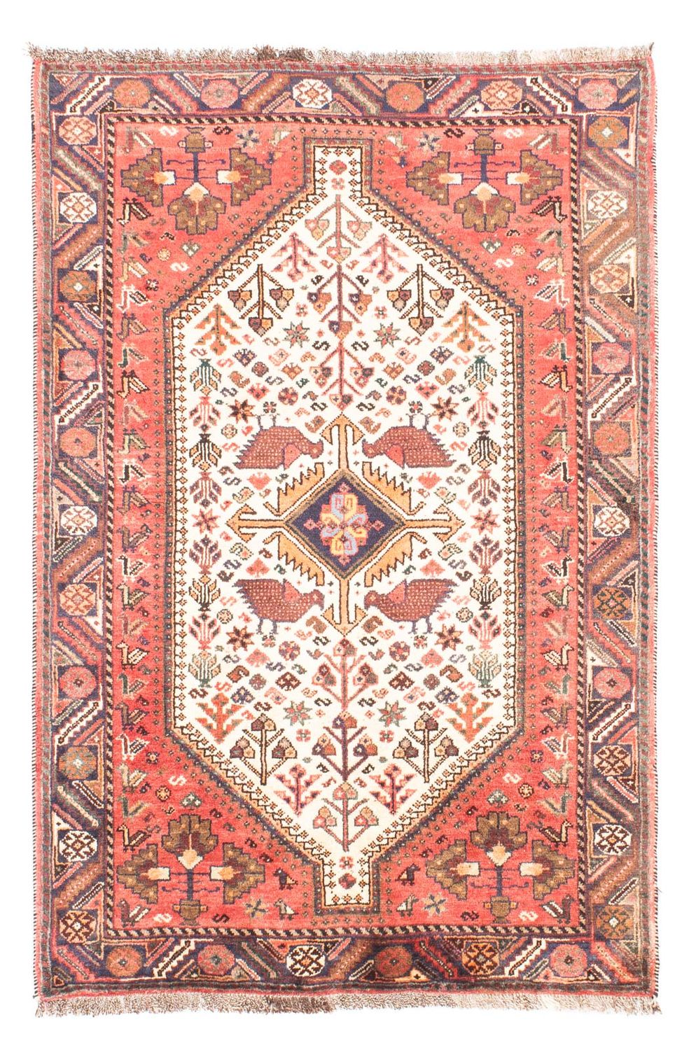 Perzisch Tapijt - Nomadisch - 162 x 107 cm - beige
