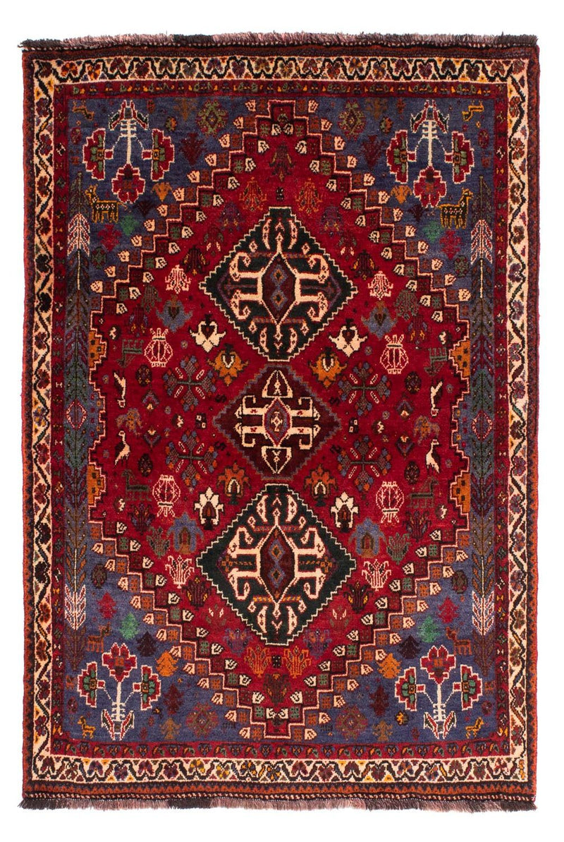 Perzisch Tapijt - Nomadisch - 163 x 111 cm - donkerrood