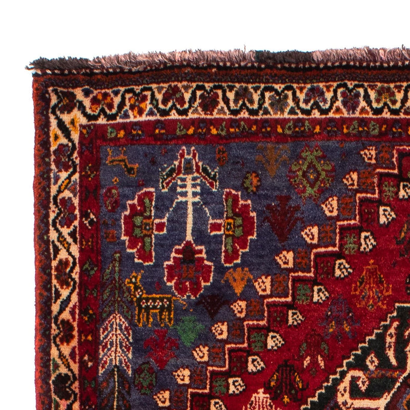 Perzisch Tapijt - Nomadisch - 163 x 111 cm - donkerrood