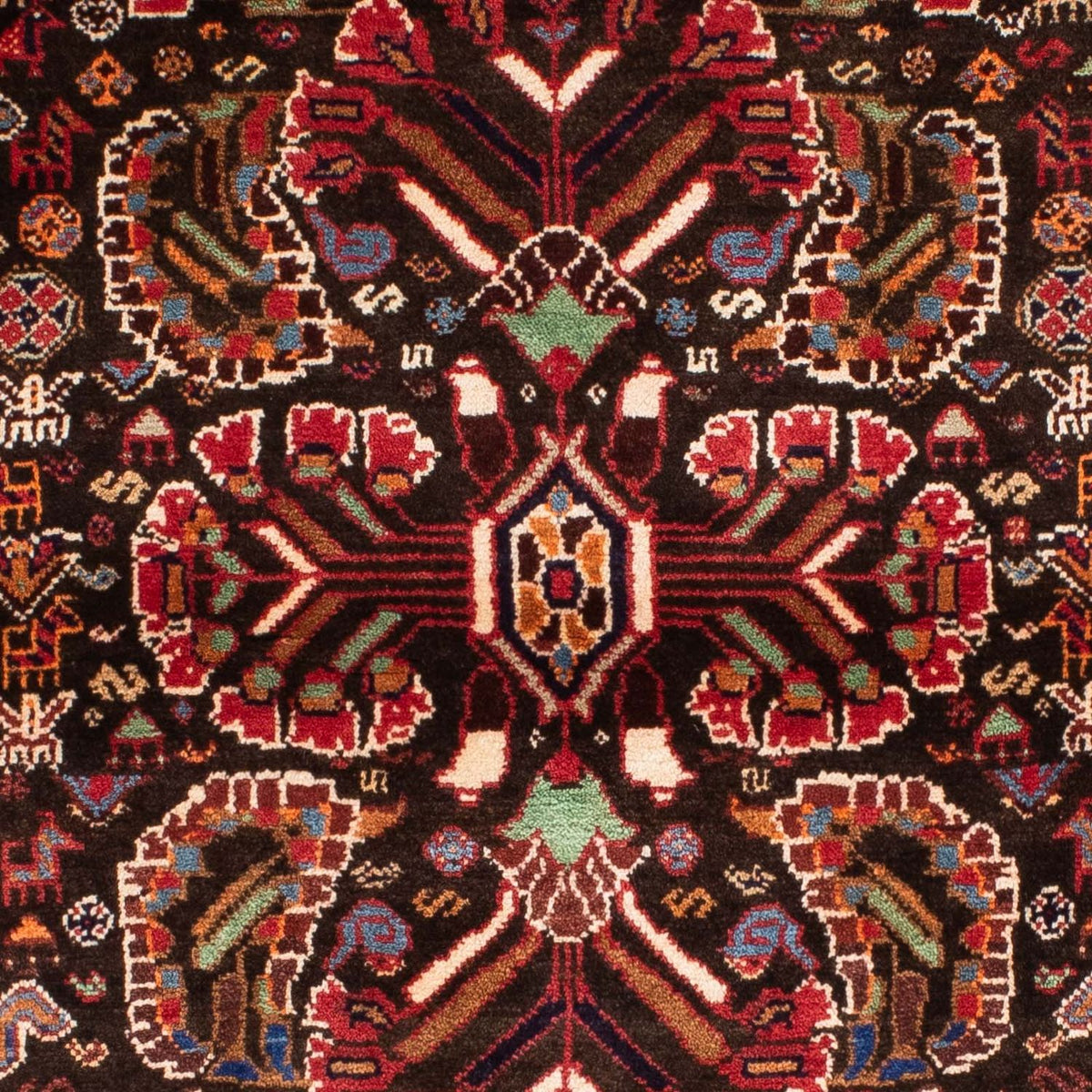 Perzisch Tapijt - Nomadisch - 160 x 112 cm - donkerblauw