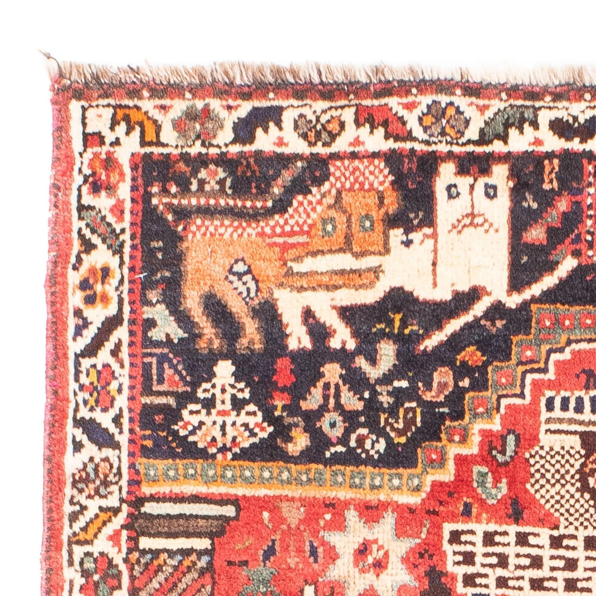 Perzisch Tapijt - Nomadisch - 137 x 83 cm - rood