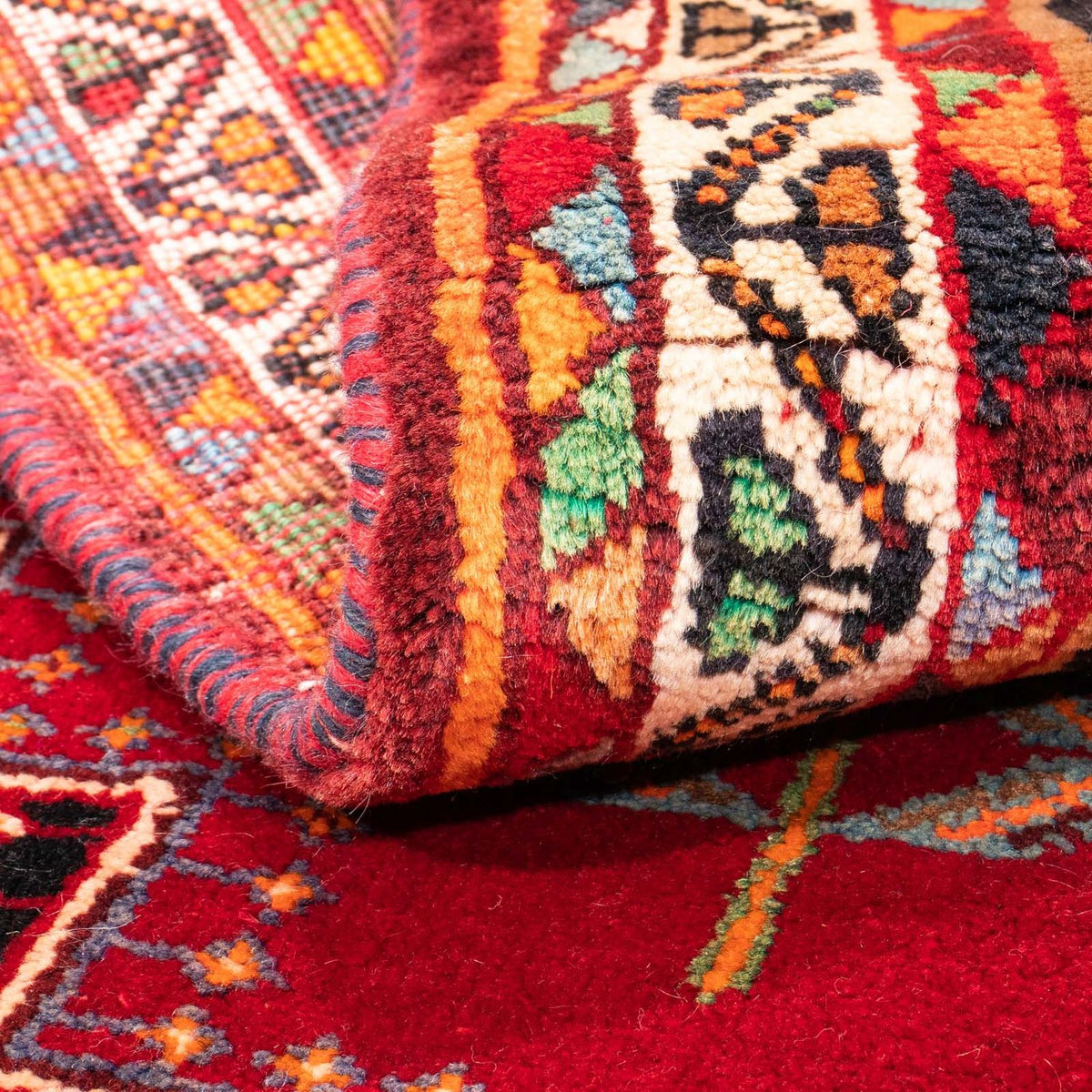 Perzisch Tapijt - Nomadisch - 160 x 81 cm - donkerrood