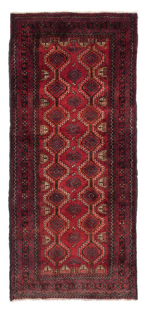 Loper Baluch tapijt - 164 x 80 cm - donkerrood