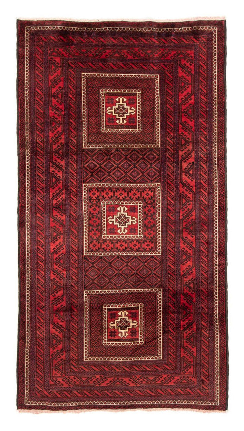 Loper Baluch tapijt - 202 x 108 cm - rood