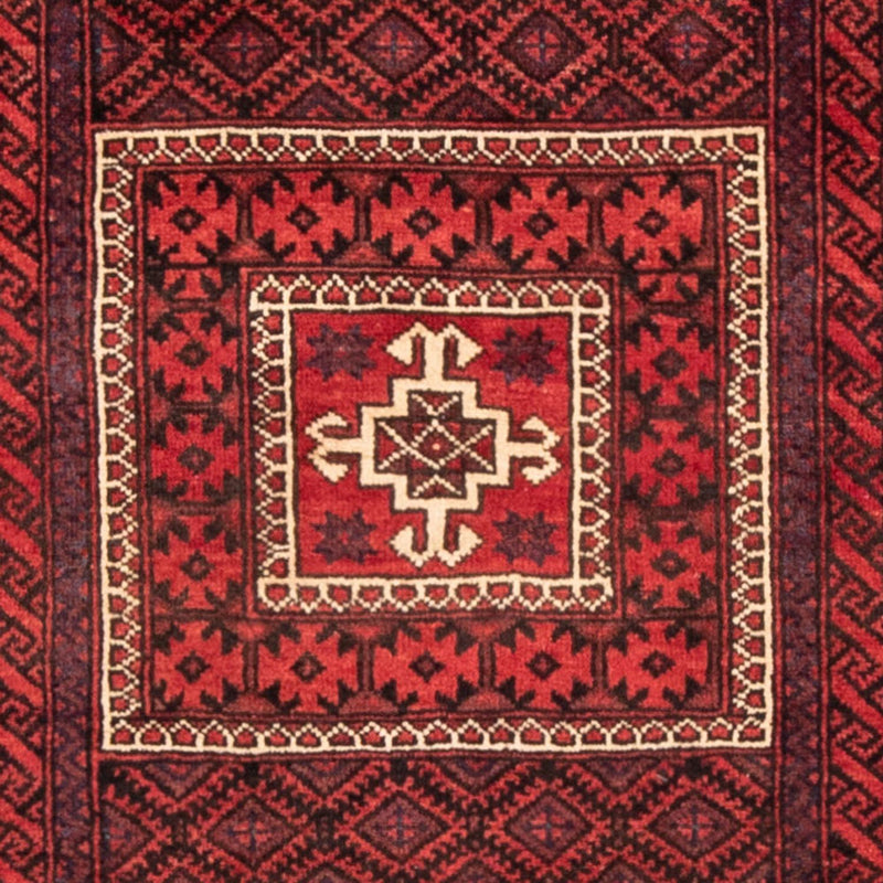 Loper Baluch tapijt - 202 x 108 cm - rood
