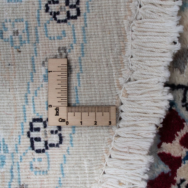 Perzisch tapijt - Nain rond  - 295 x 295 cm - donkerrood