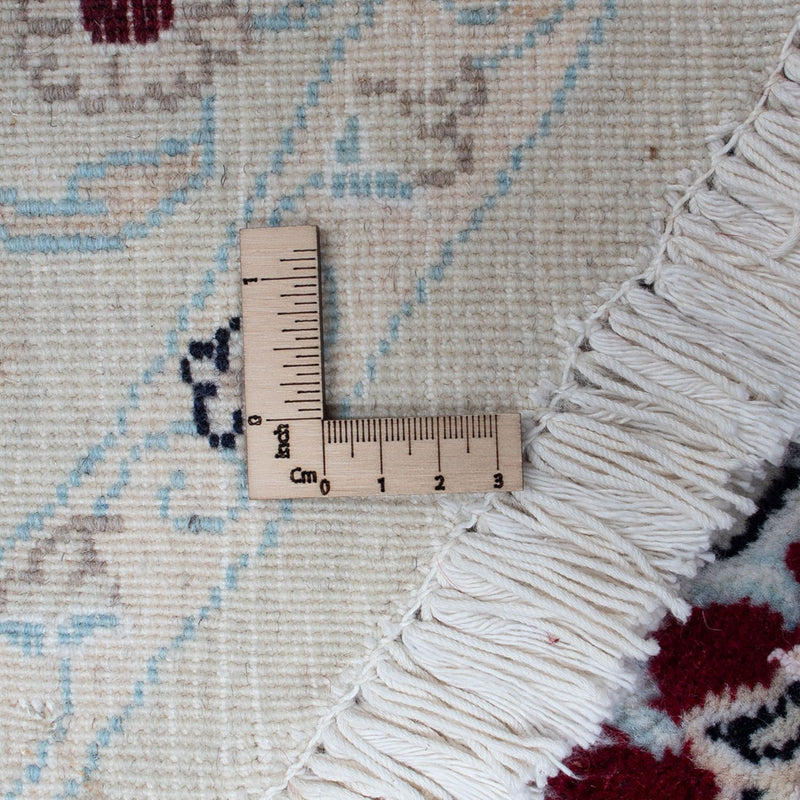 Perzisch tapijt - Nain rond  - 295 x 295 cm - donkerrood