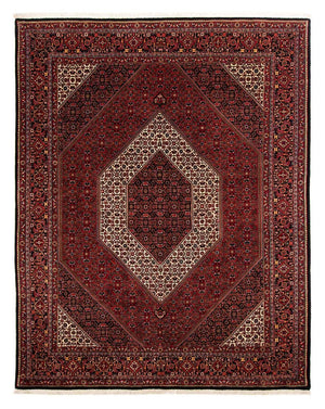 Perzisch tapijt - Bijar - 253 x 200 cm - donkerrood