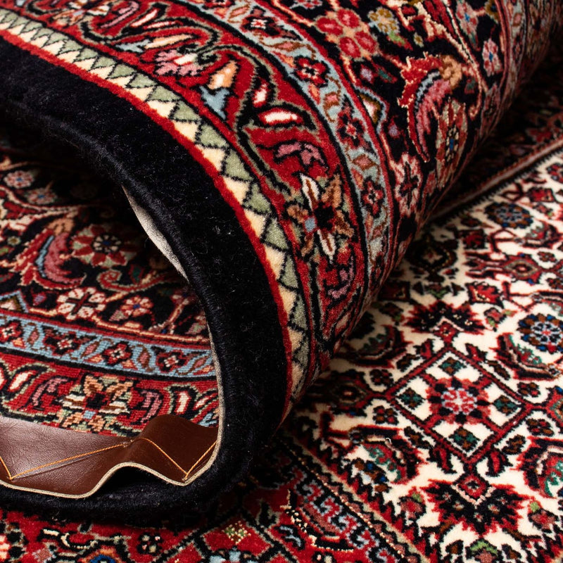 Perzisch tapijt - Bijar - 253 x 200 cm - donkerrood