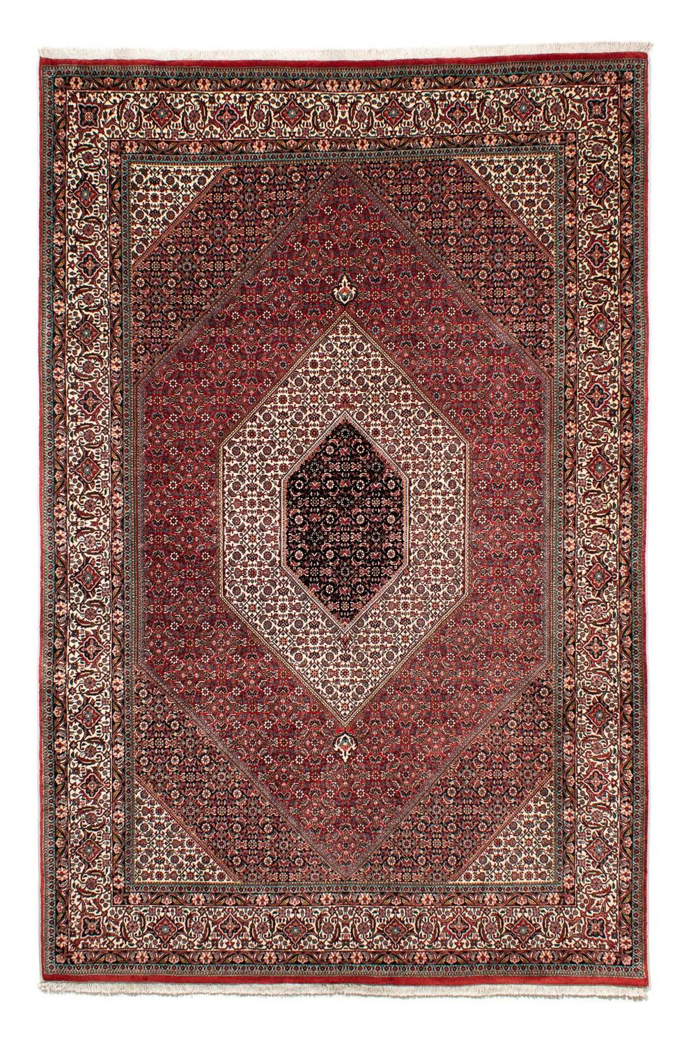 Perzisch tapijt - Bijar - 303 x 203 cm - rood