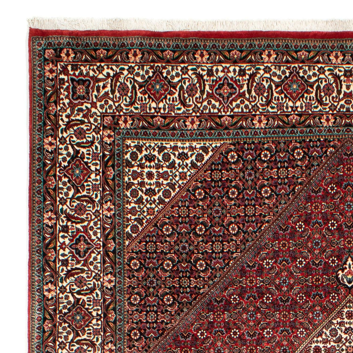 Perzisch tapijt - Bijar - 303 x 203 cm - rood