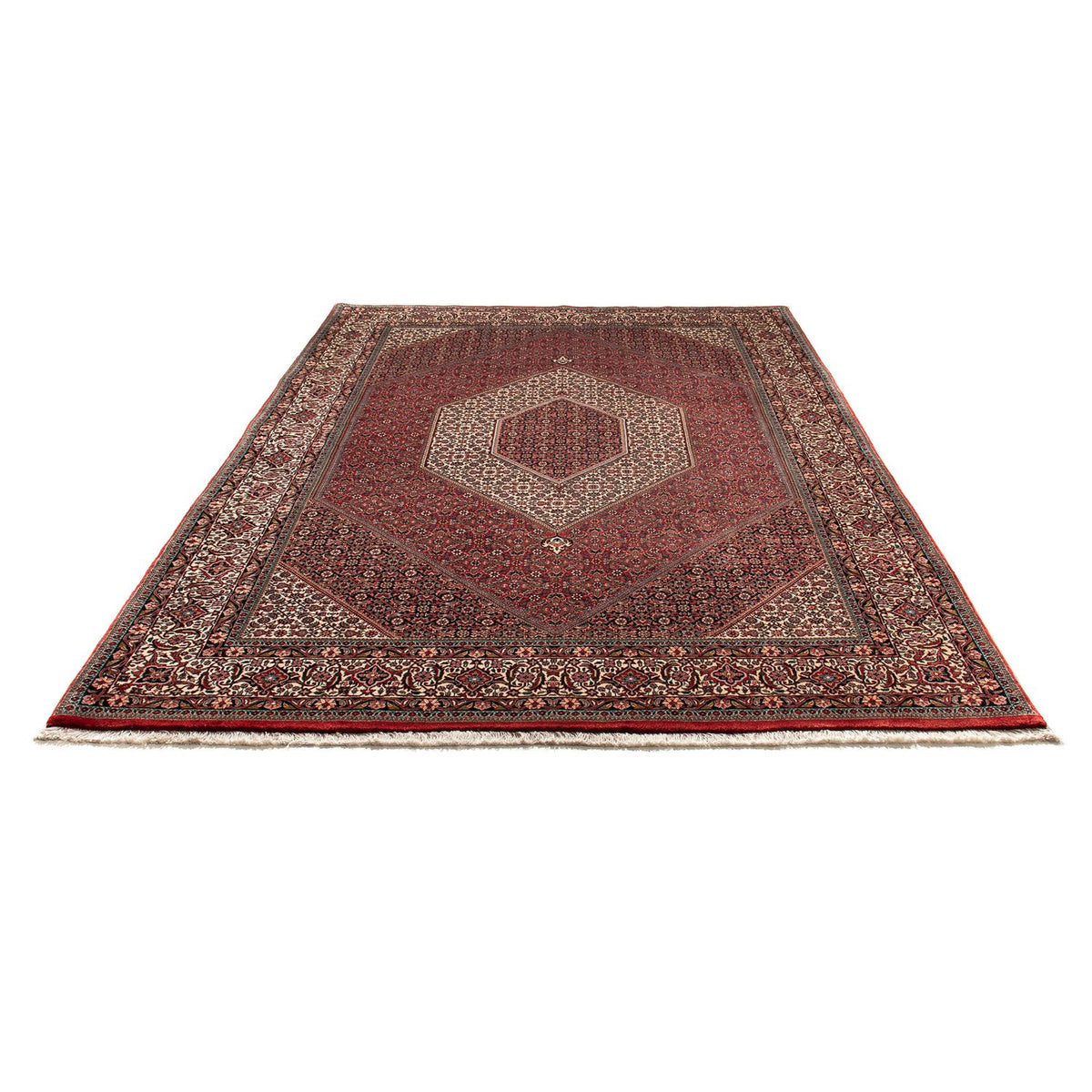 Perzisch tapijt - Bijar - 303 x 203 cm - rood