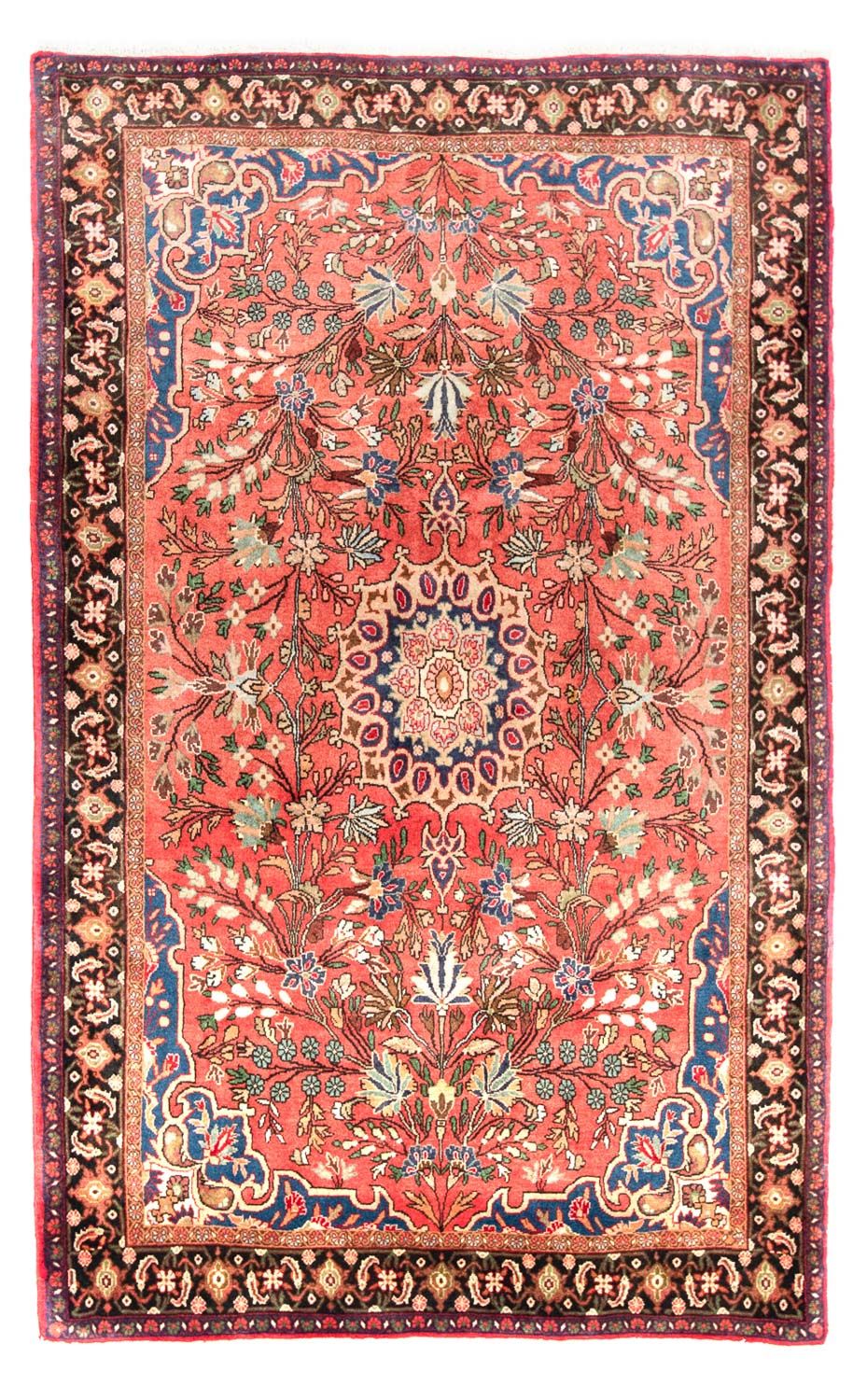 Perzisch tapijt - Bijar - 223 x 132 cm - licht rood