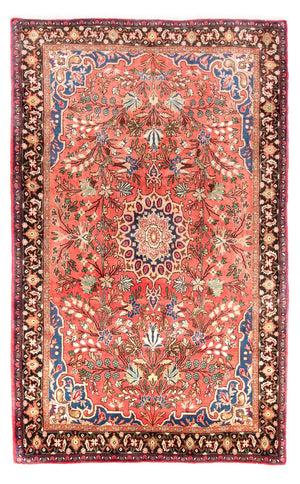Perzisch tapijt - Bijar - 223 x 132 cm - licht rood