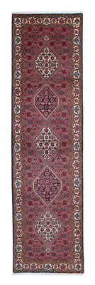 Loper Perzisch tapijt - Bijar - 308 x 81 cm - licht rood