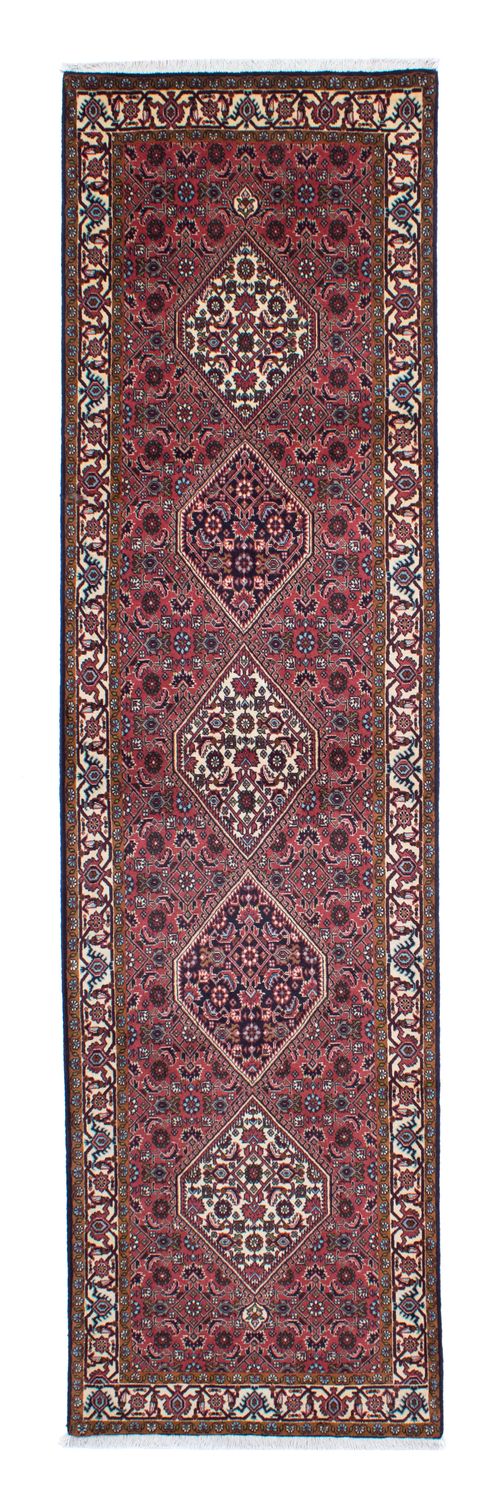 Loper Perzisch tapijt - Bijar - 308 x 81 cm - licht rood