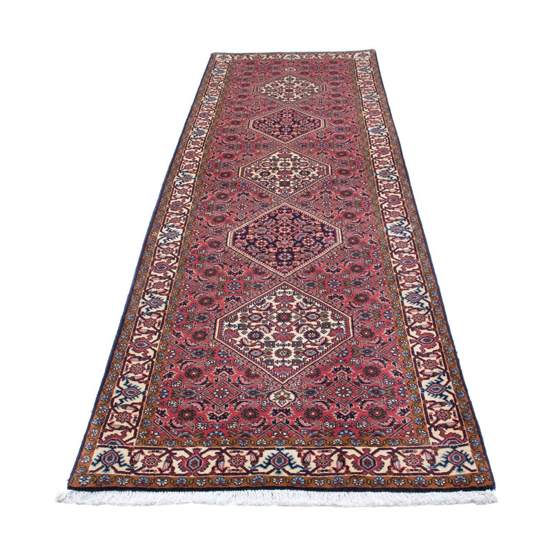 Loper Perzisch tapijt - Bijar - 308 x 81 cm - licht rood