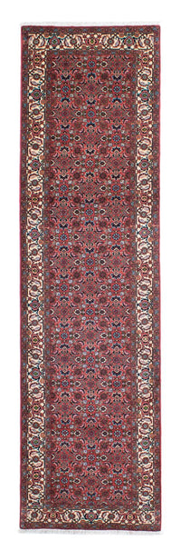 Loper Perzisch tapijt - Bijar - 296 x 81 cm - licht rood