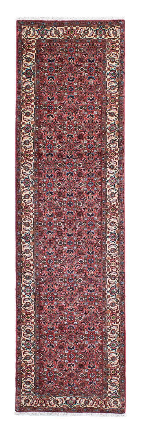 Loper Perzisch tapijt - Bijar - 296 x 81 cm - licht rood