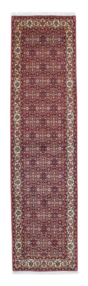 Loper Perzisch tapijt - Bijar - 293 x 73 cm - licht rood