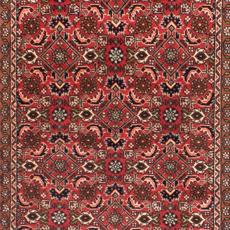 Loper Perzisch tapijt - Bijar - 290 x 85 cm - donkerrood