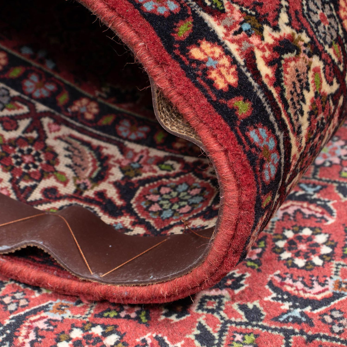 Loper Perzisch tapijt - Bijar - 290 x 85 cm - donkerrood