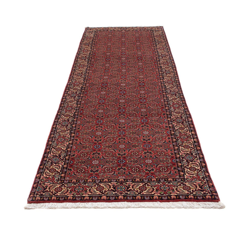 Loper Perzisch tapijt - Bijar - 290 x 85 cm - donkerrood