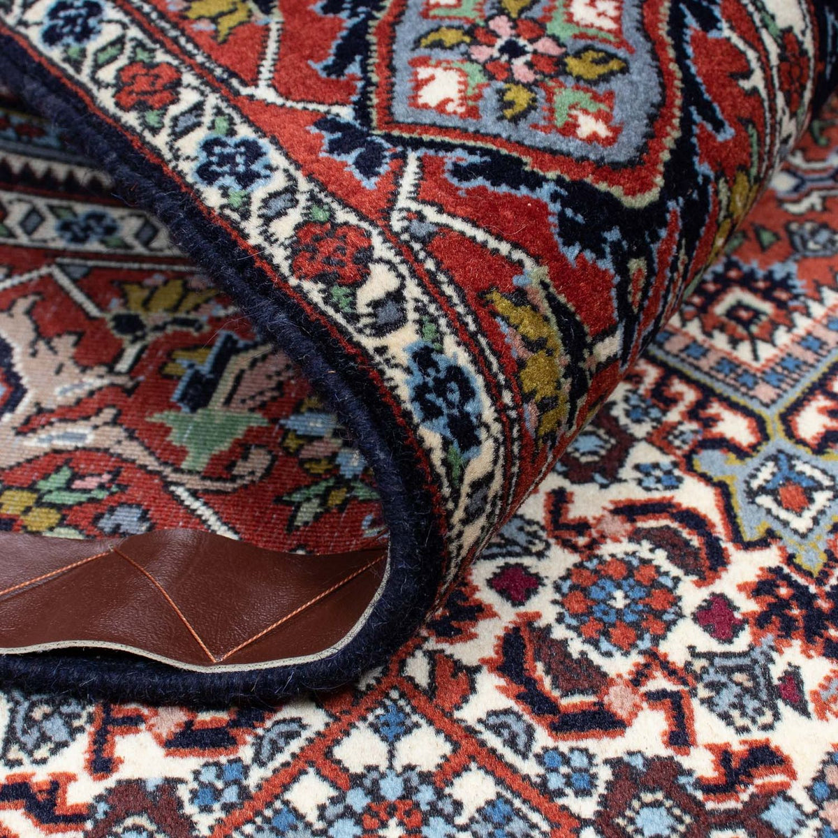 Perzisch tapijt - Bijar - 199 x 135 cm - donkerblauw