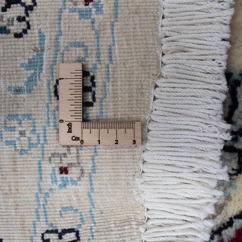 Perzisch tapijt - Nain rond  - 302 x 302 cm - donkerrood